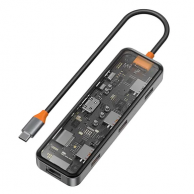 HUB chuyển đổi WIWU Cyber 8in1 Type C 