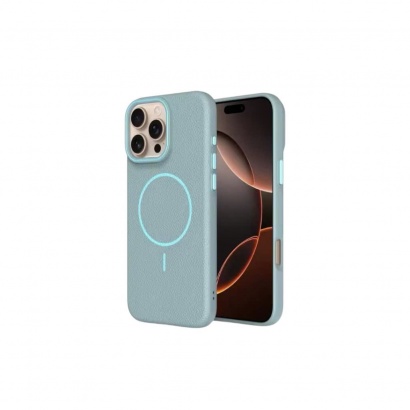 Ốp lưng da PU Likgus Beauty Magnetic cho iPhone 15 Pro Max (Màu Nâu, Xanh, Xám, Đen Cam, Đen Xanh)