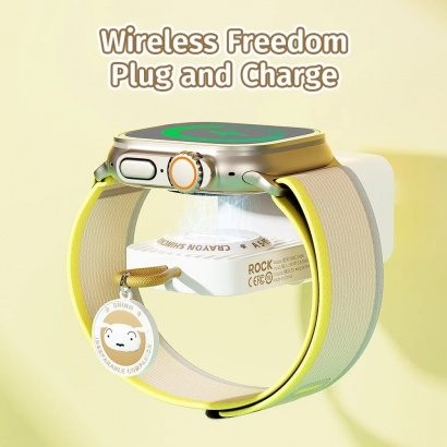 Đế Sạc Không Dây Mini Cho Apple Watch ROCK Crayon Shinchan 