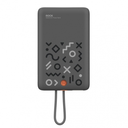 Pin Dự Phòng Không Dây Nam Châm ROCK P28 with Cable 10000mAh 20W