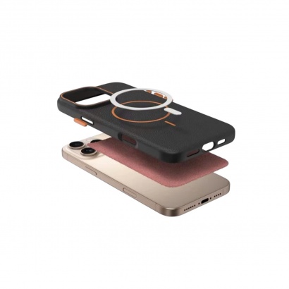 Ốp lưng da PU Likgus Beauty Magnetic cho iPhone 15 Pro Max (Màu Nâu, Xanh, Xám, Đen Cam, Đen Xanh)