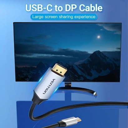 Cáp Chuyển Type C to DisplayPort 4K VENTION CGZ