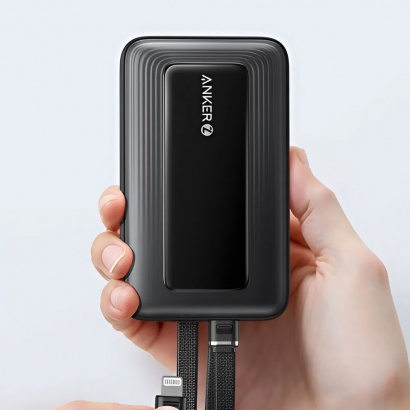 Pin sạc dự phòng Anker Zolo 10000mAh 30W 1a1c Tích Hợp Cáp C 