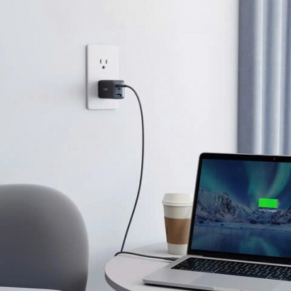 Củ Sạc Anker PowerPort III 2C 65W Black B2B_A26667J12