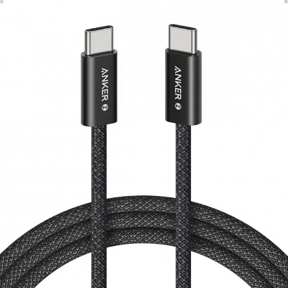 Cáp Type C to Type C Anker Zolo dài 1.5m 240W (Trắng, Đen)