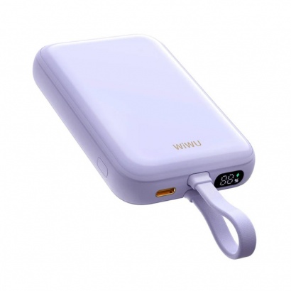 Pin dự phòng Wiwu Power Bank 10000mAh (Color Purple, White, Blue, Pink)