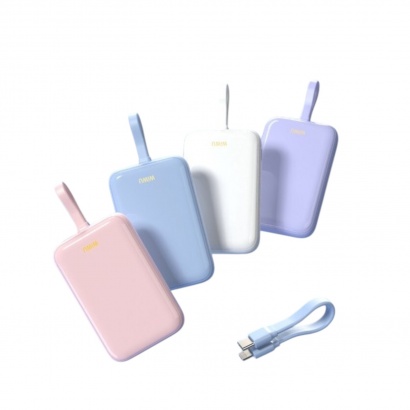 Pin dự phòng Wiwu Power Bank 10000mAh (Color Purple, White, Blue, Pink)