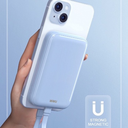 Pin dự phòng Wiwu Power Bank 10000mAh (Color Purple, White, Blue, Pink)