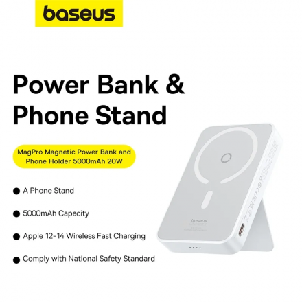 Pin Không Dây Nam Châm 5000mAh Baseus 