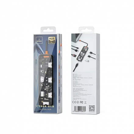 HUB chuyển đổi WIWU Cyber 8in1 Type C 