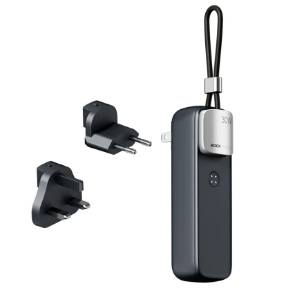 Pin Dự Phòng Kiêm Củ Sạc 5000mAh ROCK