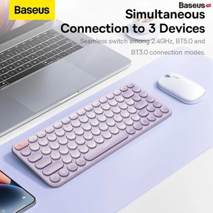 Bàn phím không dây đen - Baseus