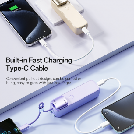 Pin Dự Phòng Kiêm Củ Sạc 5000mAh ROCK
