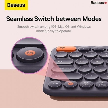 Bàn phím không dây đen - Baseus