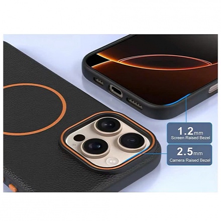 Ốp lưng da PU iPhone 15 Pro Max Likgus 