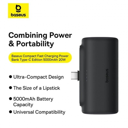 Pin Dự Phòng 5000mAh 20W Mini Baseus  