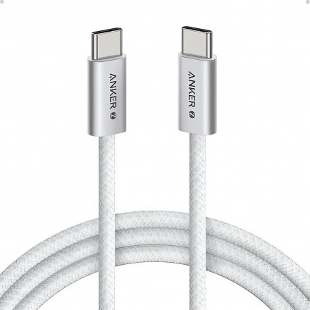 Cáp Type C to Type C Anker Zolo dài 1.5m 240W (Trắng, Đen)