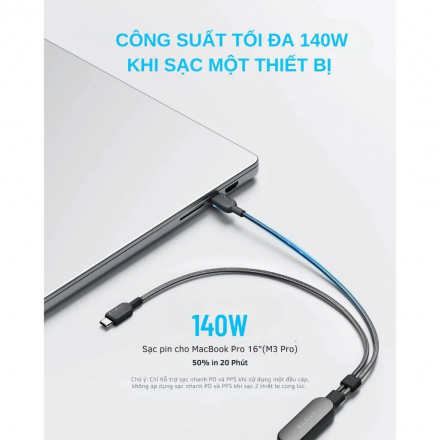 Cáp Sạc Nhanh 140W - ANKER