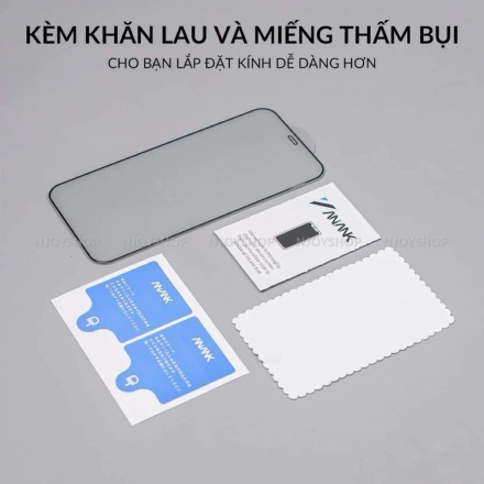 kính cường lực (iPhone 15 Pro/ 16 Pro/ 16 Pro Max)  Anank 9H HD