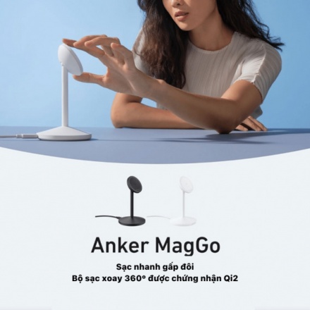 Đế Sạc MagSafe Anker MagGo 15W