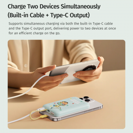 Pin Dự Phòng Magsafe 10000mAh 20W  ROCK Crayon Shinchan 