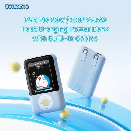Pin Dự Phòng 10000 mAh ROCK Doraemon 