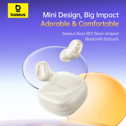 Tai nghe Bluetooth Baseus - trắng