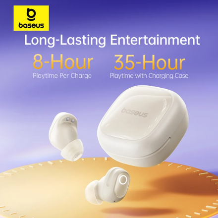 Tai nghe Bluetooth Baseus - trắng