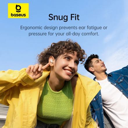 Tai nghe Bluetooth Baseus - trắng