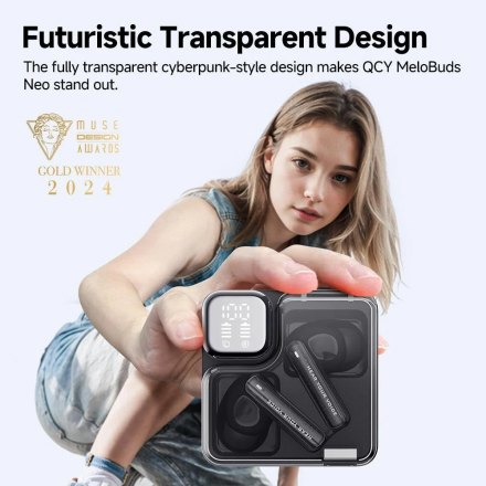 Tai nghe không dây QCY MeloBuds Neo  – Đen