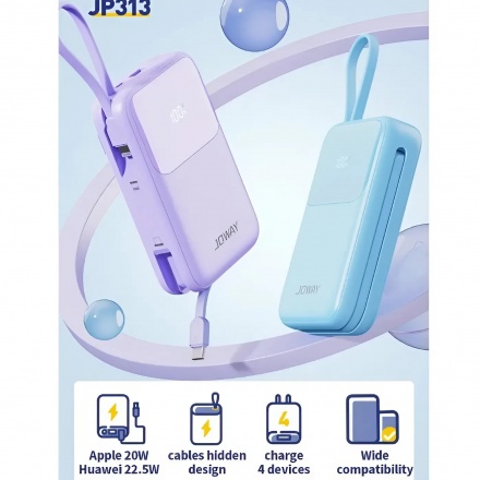 Pin Dự Phòng Tích Hợp Cáp 30W  Joway