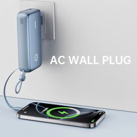 Pin Dự Phòng Kiêm Củ Sạc 10000mAh ROCK 