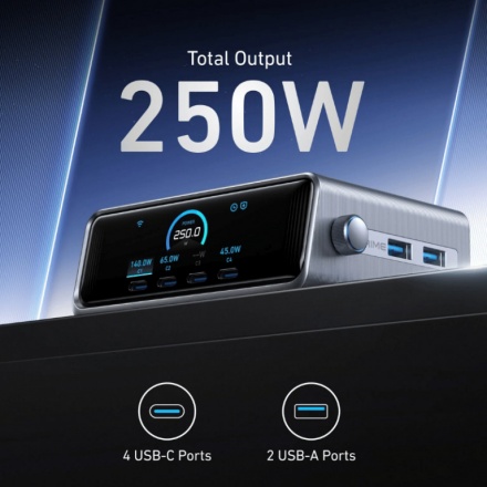 Trạm Sạc 250W Anker Prime 4C2A 