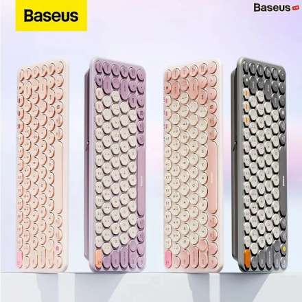 Bàn phím không dây hồng - Baseus