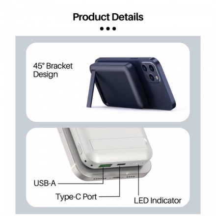 Pin dự phòng không dây 10000mAh WiWU 
